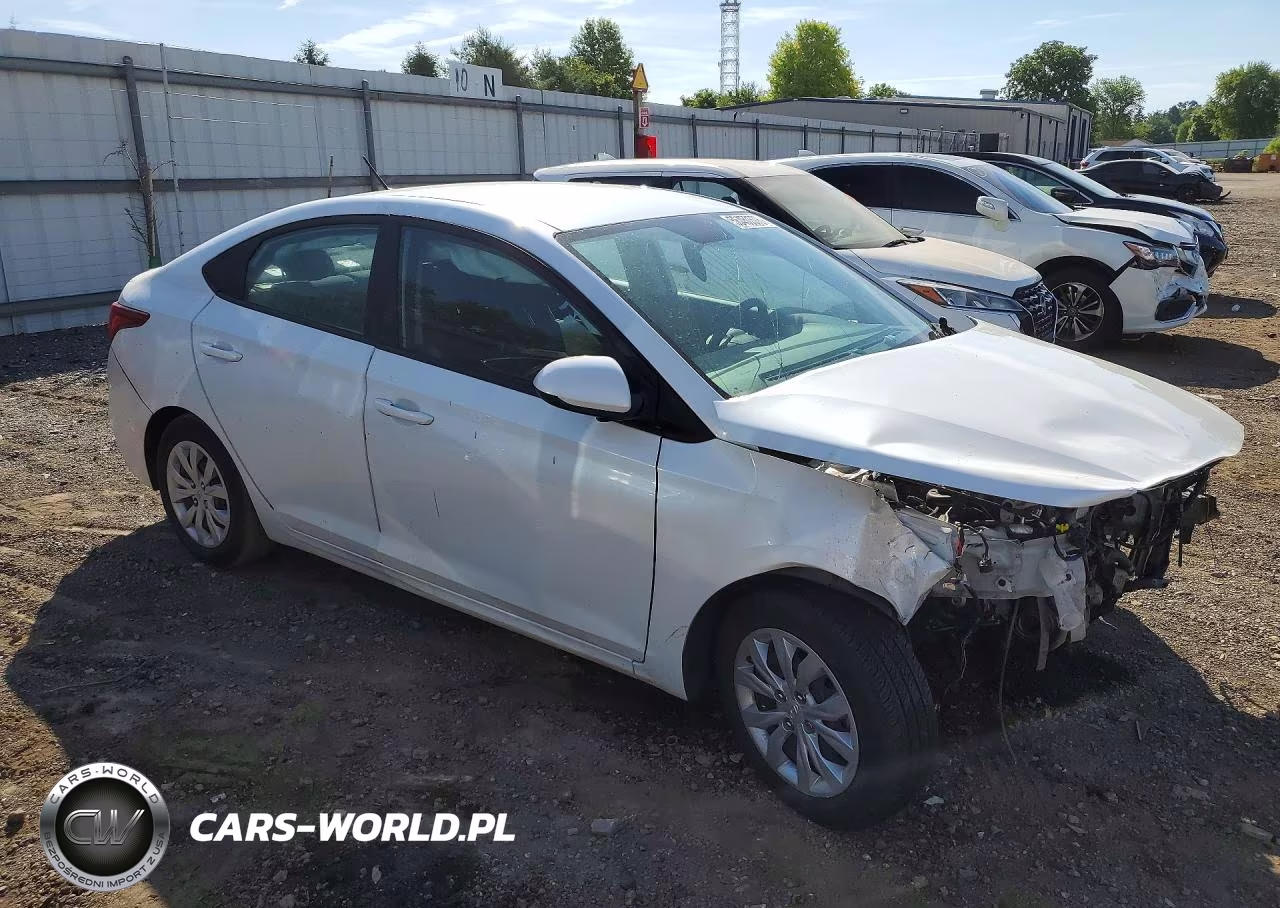 2022 Hyundai Accent Se VIN:3KPC24A69NE177081 - 4