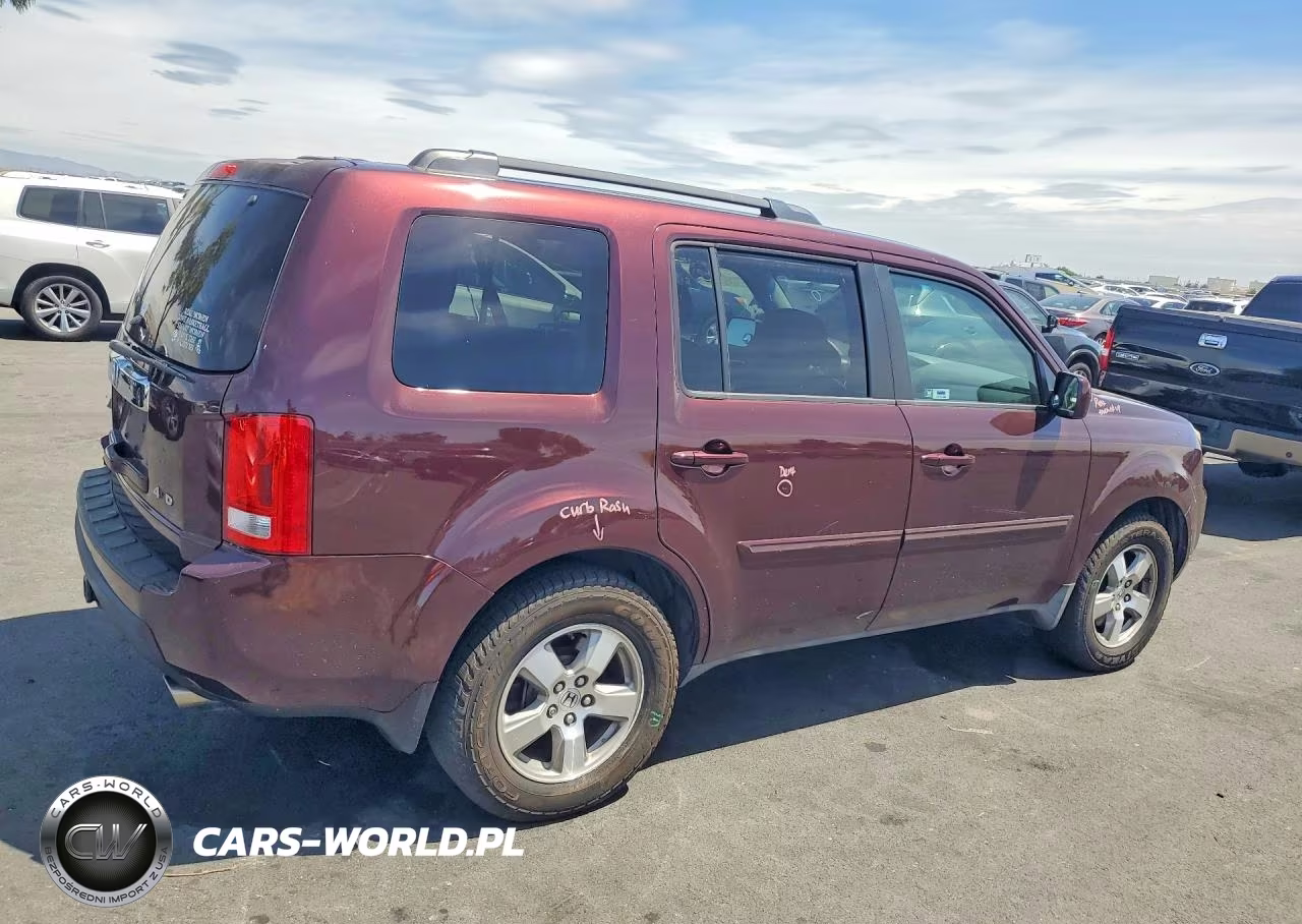 2009 Honda Pilot Ex VIN:5FNYF48499B043007 - 3