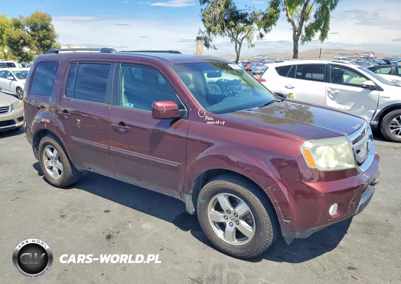2009 Honda Pilot Ex VIN:5FNYF48499B043007 - 4