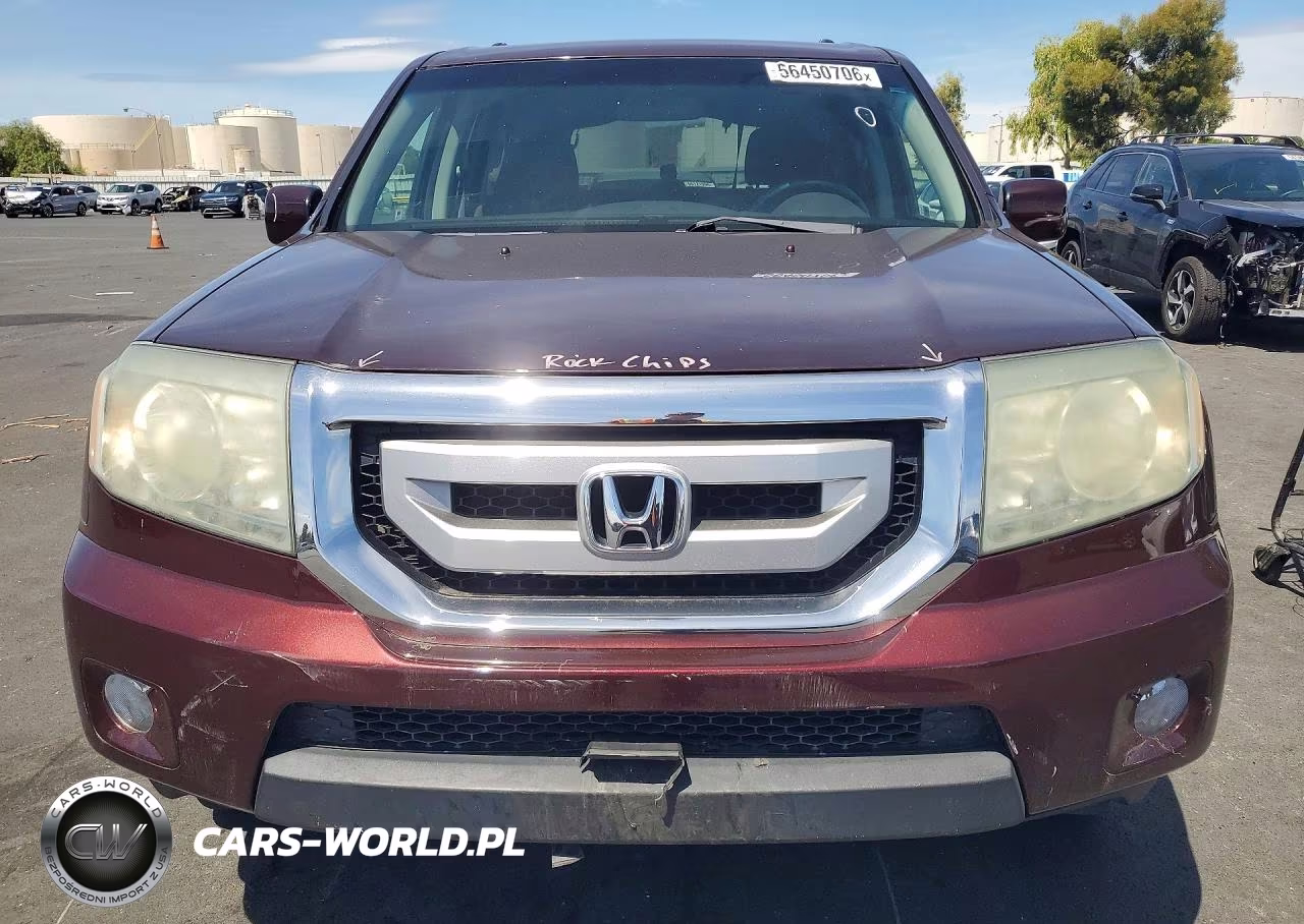 2009 Honda Pilot Ex VIN:5FNYF48499B043007 - 5