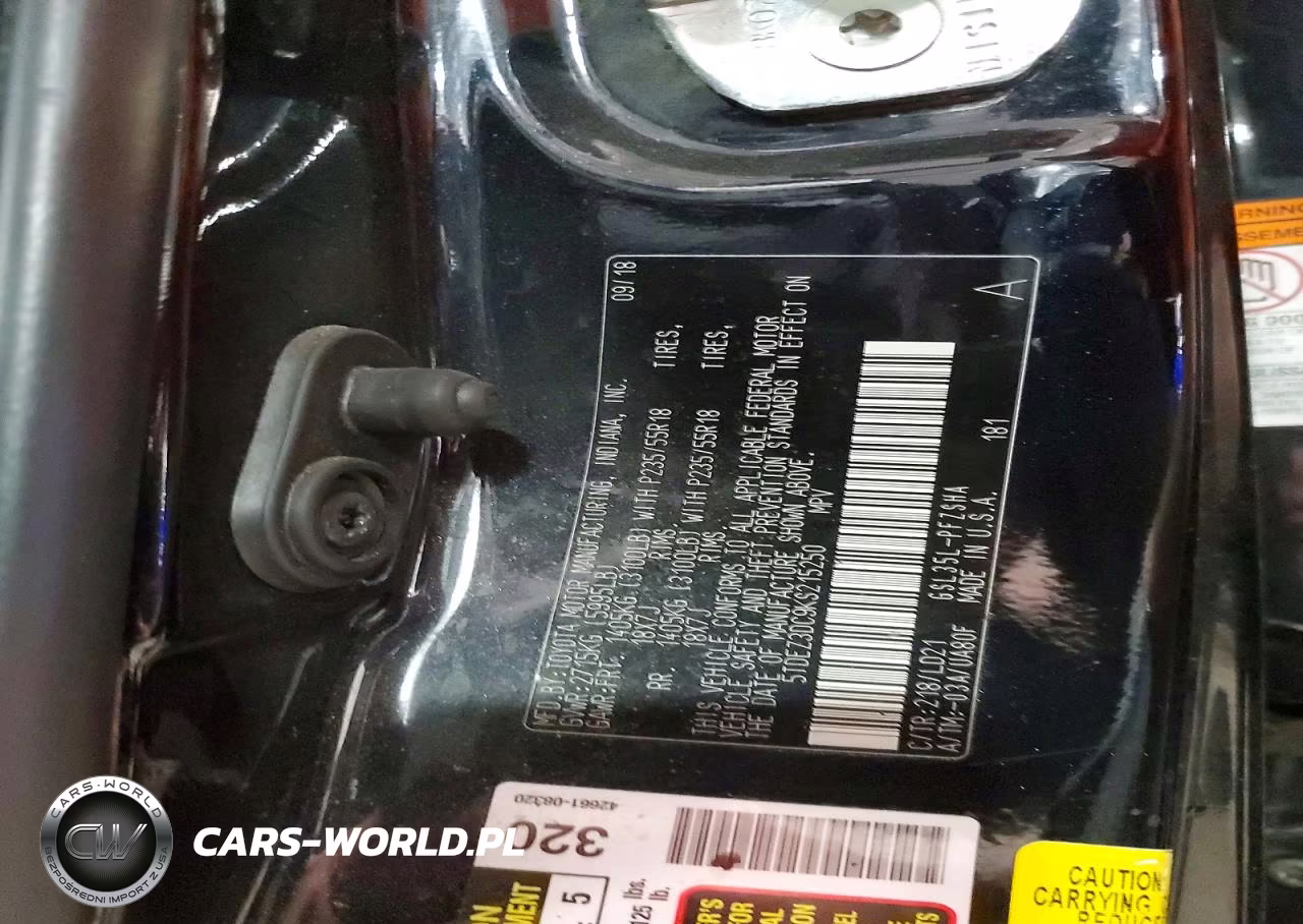 2019 Toyota Sienna Se 7-Passenger VIN:5TDEZ3DC9KS215250 - 14