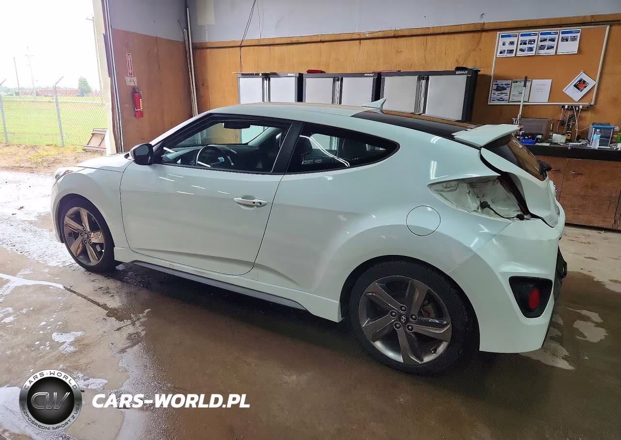 2013 Hyundai Veloster Turbo VIN:KMHTC6AE6DU084823 - 2