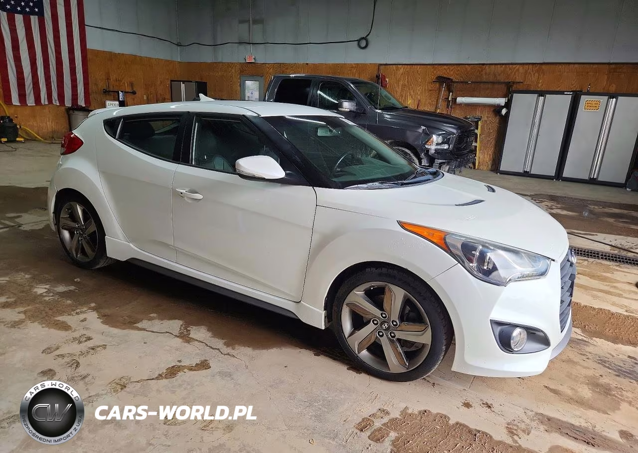 2013 Hyundai Veloster Turbo VIN:KMHTC6AE6DU084823 - 4