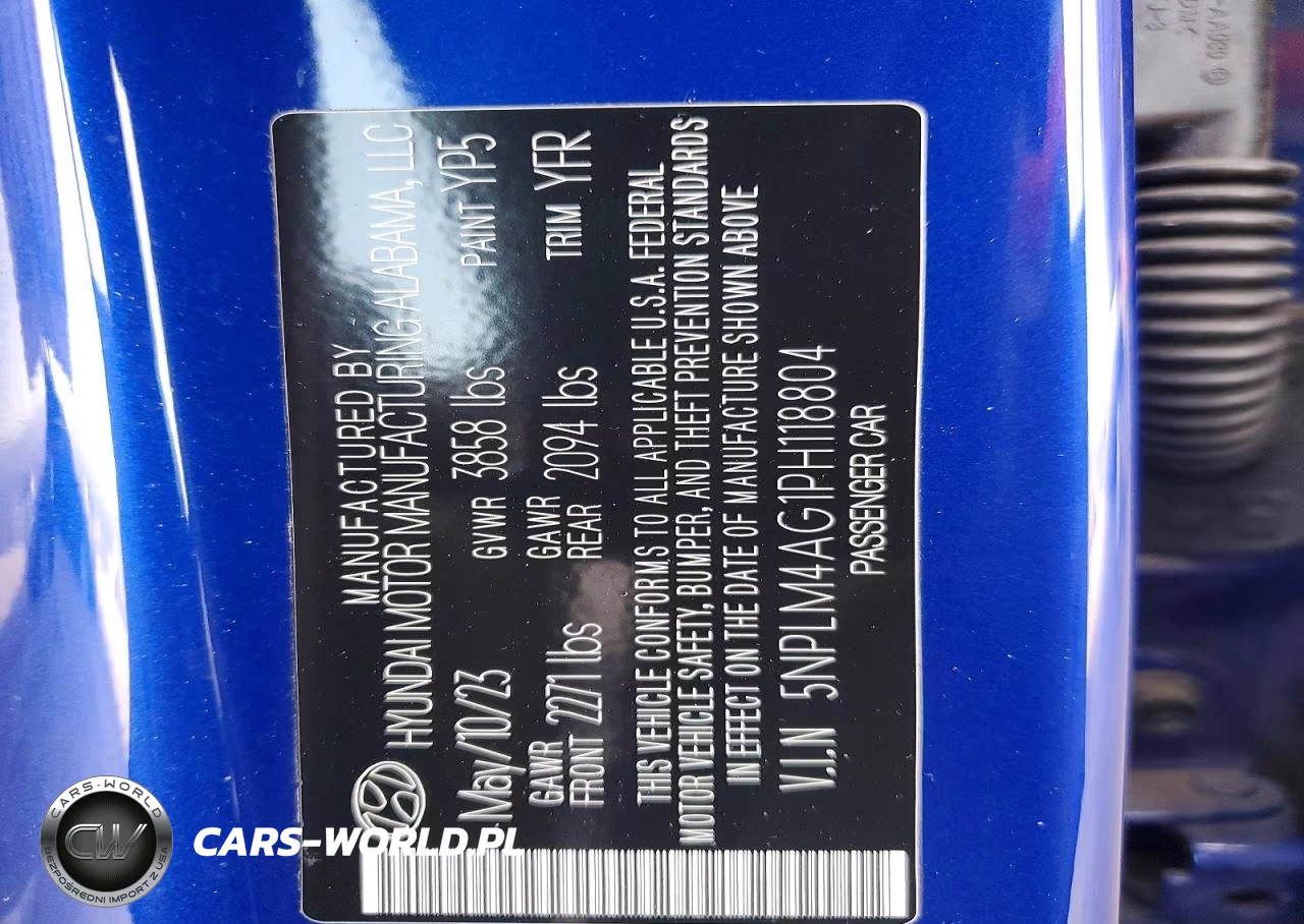 2023 Hyundai Elantra Sel VIN:5NPLM4AG1PH118804 - 13