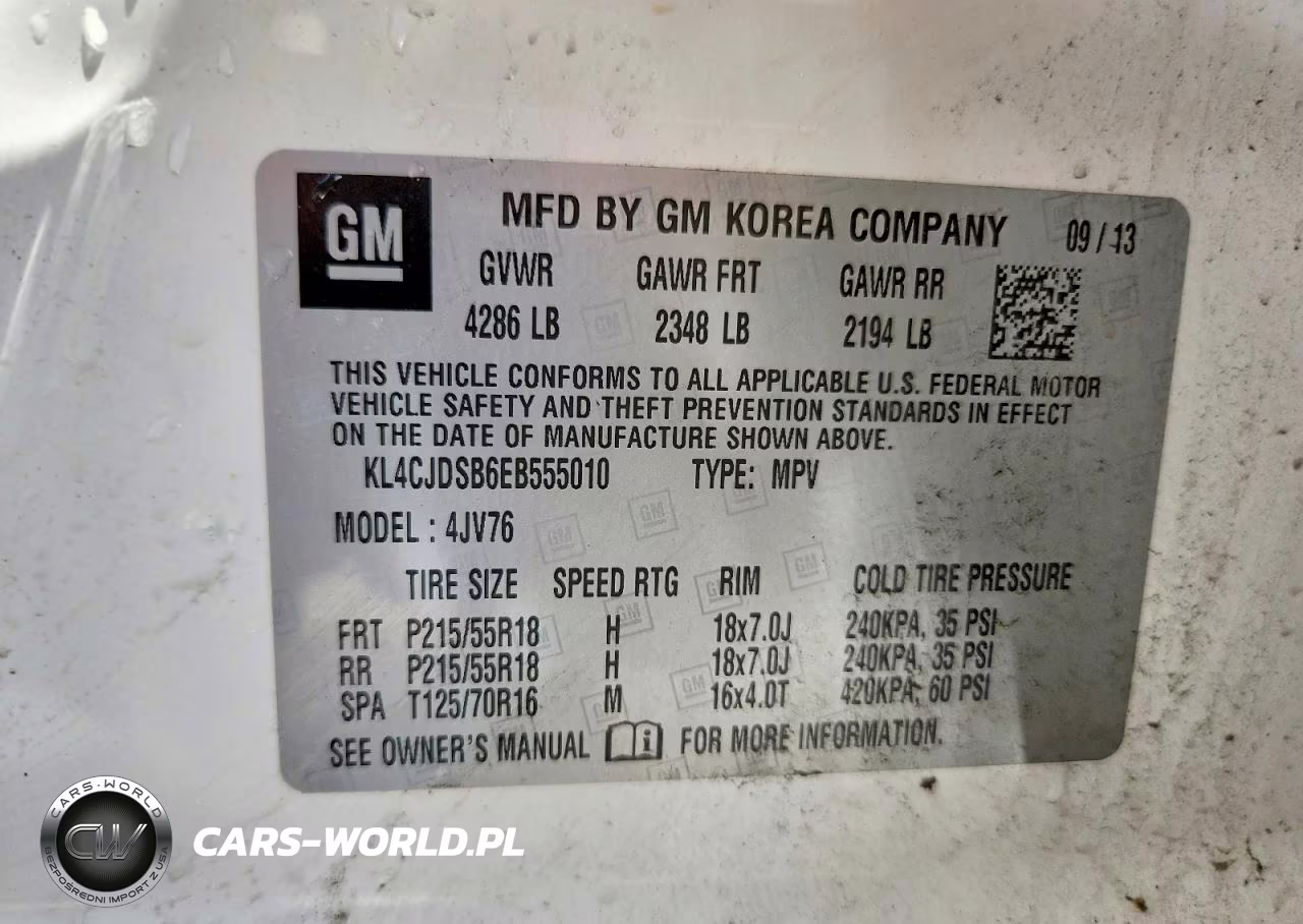 2014 Buick Encore Premium VIN:KL4CJDSB6EB555010 - 13