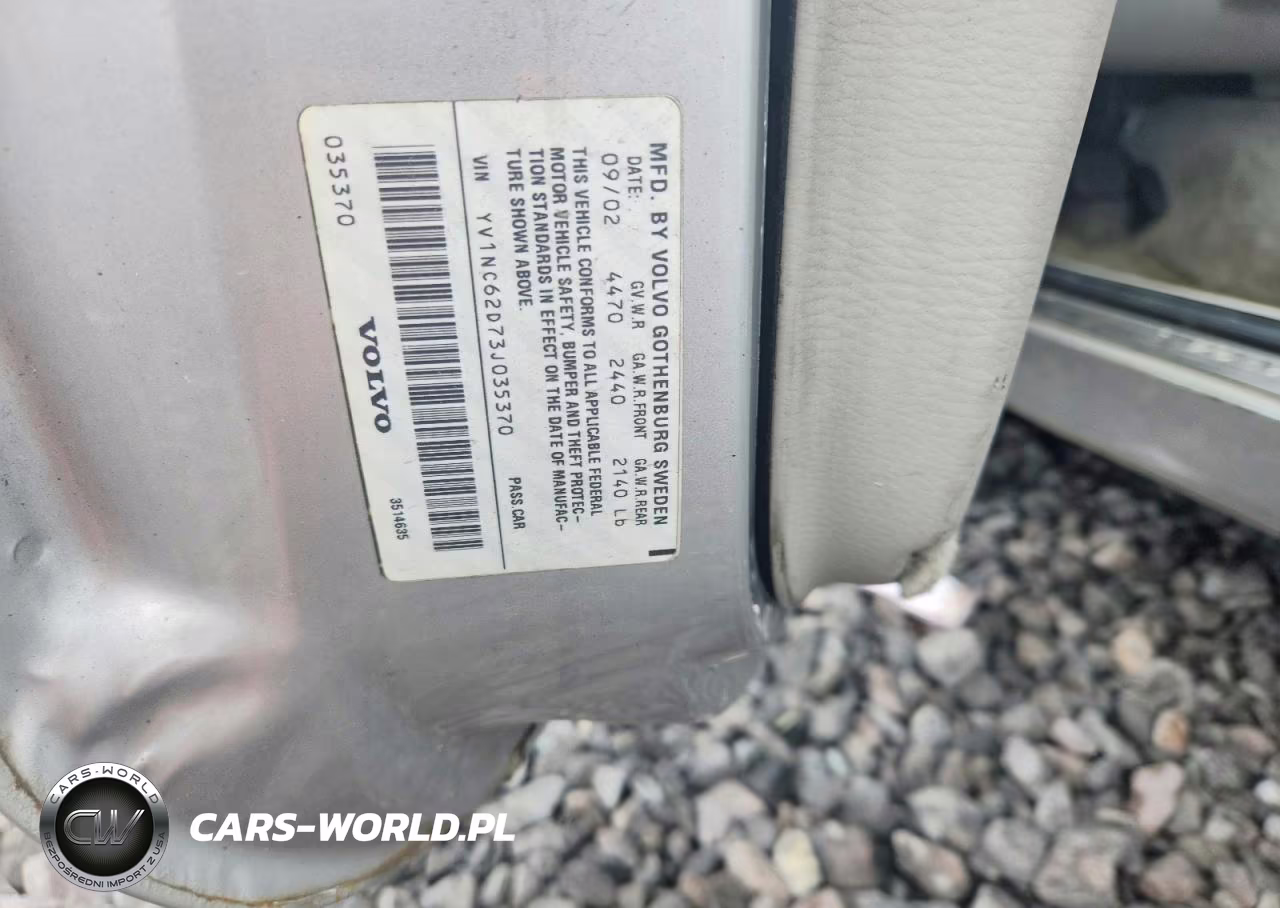 2003 Volvo C70 Hpt VIN:YV1NC62D73J035370 - 12