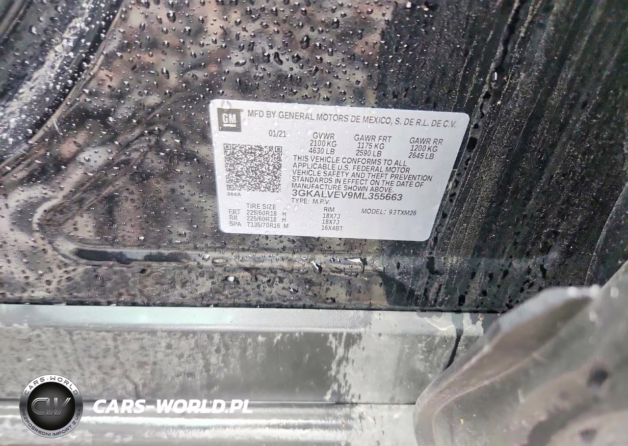2021 GMC Terrain Slt VIN:3GKALVEV9ML355663 - 14