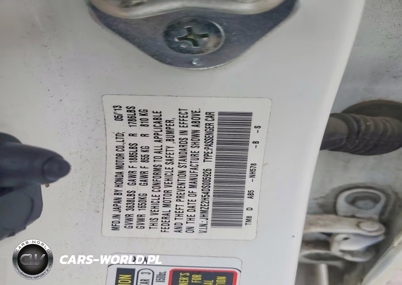 2013 Honda Insight Lx VIN:JHMZE2H54DS005926 - 12