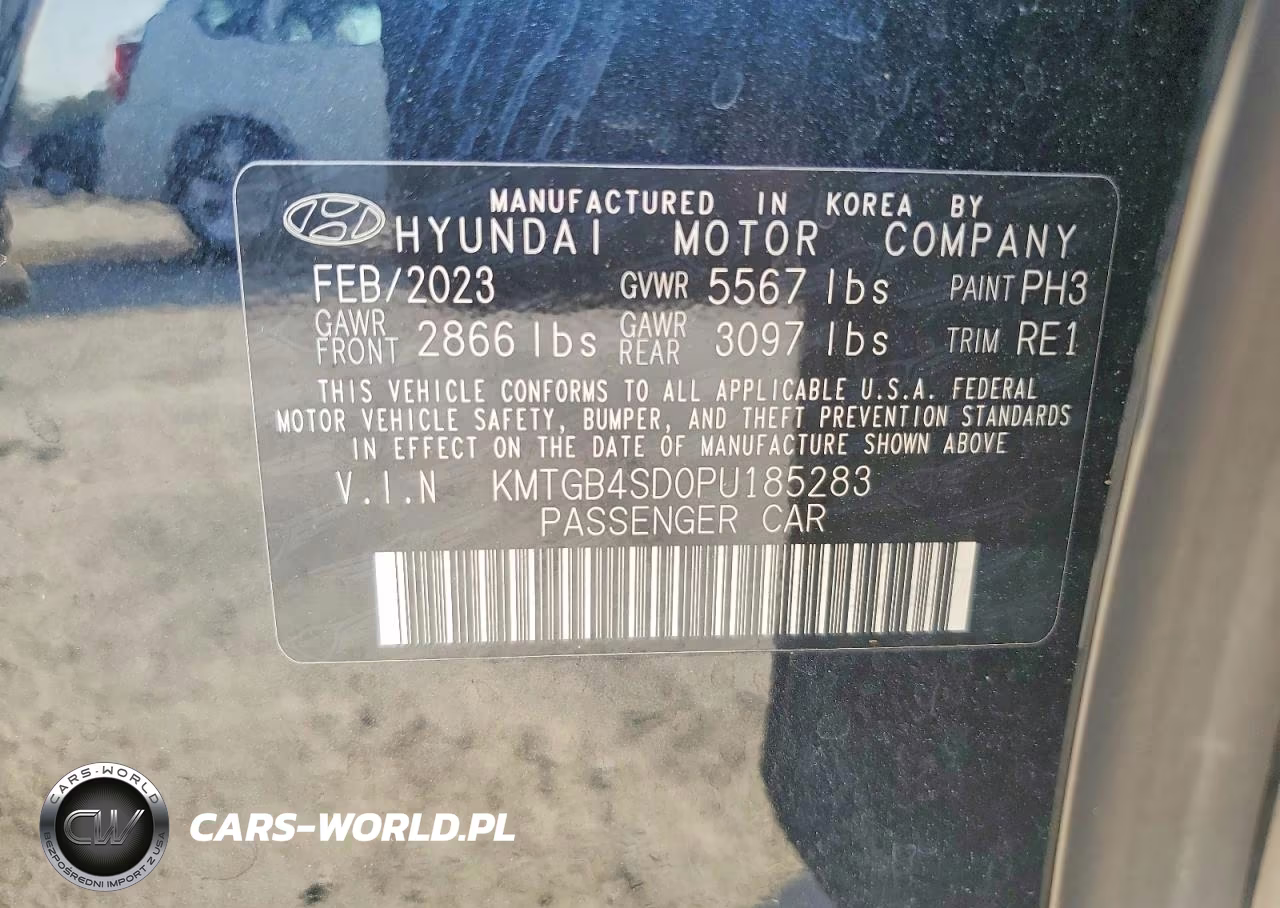 2023 Genesis G80 3.5T Sport VIN:KMTGB4SD0PU185283 - 12