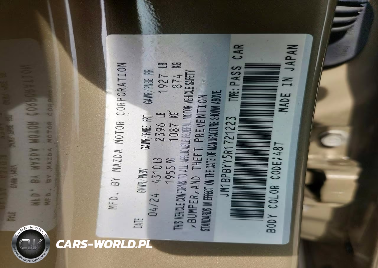 2024 Mazda 3 Carbon Turbo VIN:JM1BPBYY5R1721223 - 12