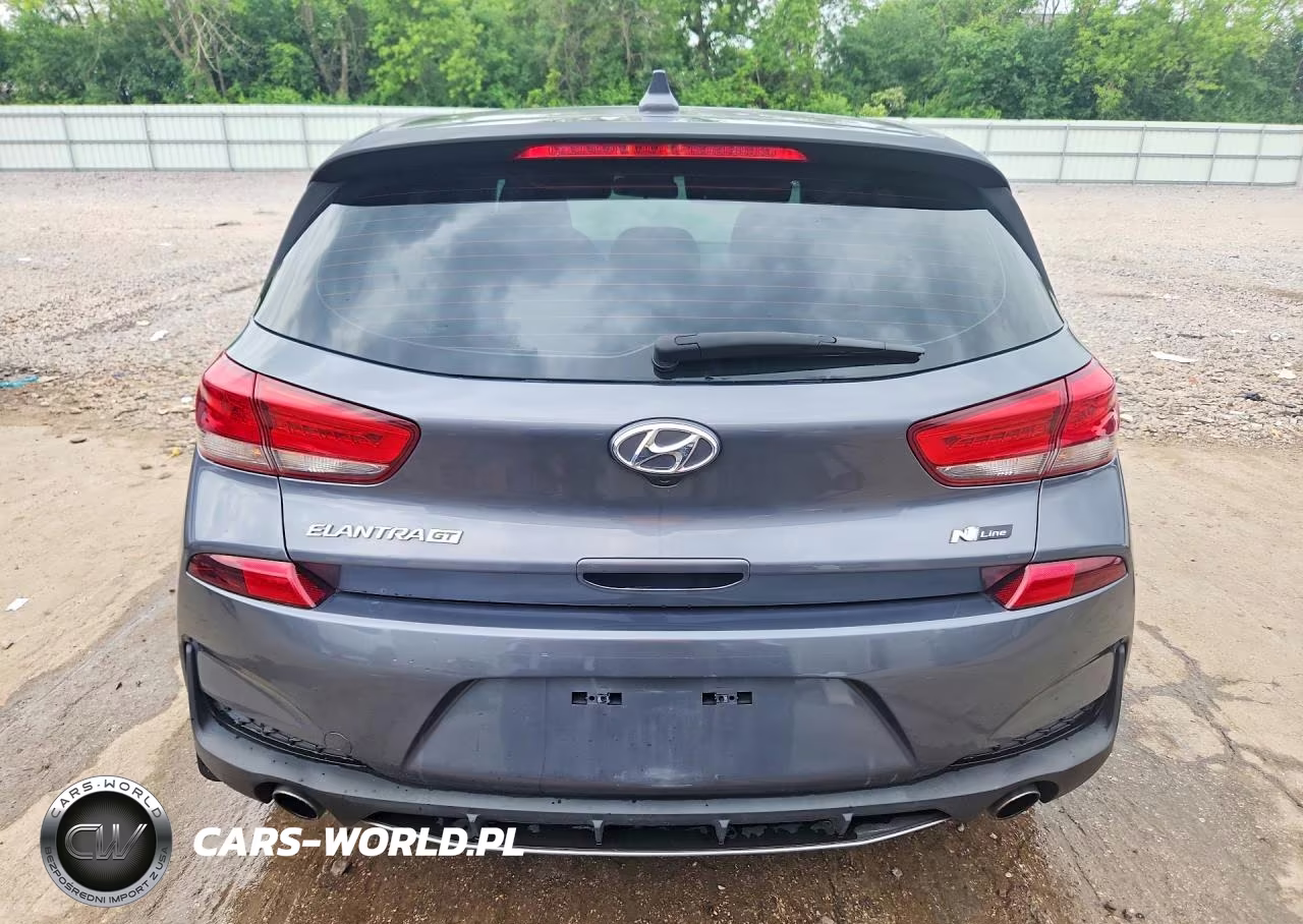 2019 Hyundai Elantra Gt N Line VIN:KMHH55LC5KU092432 - 6