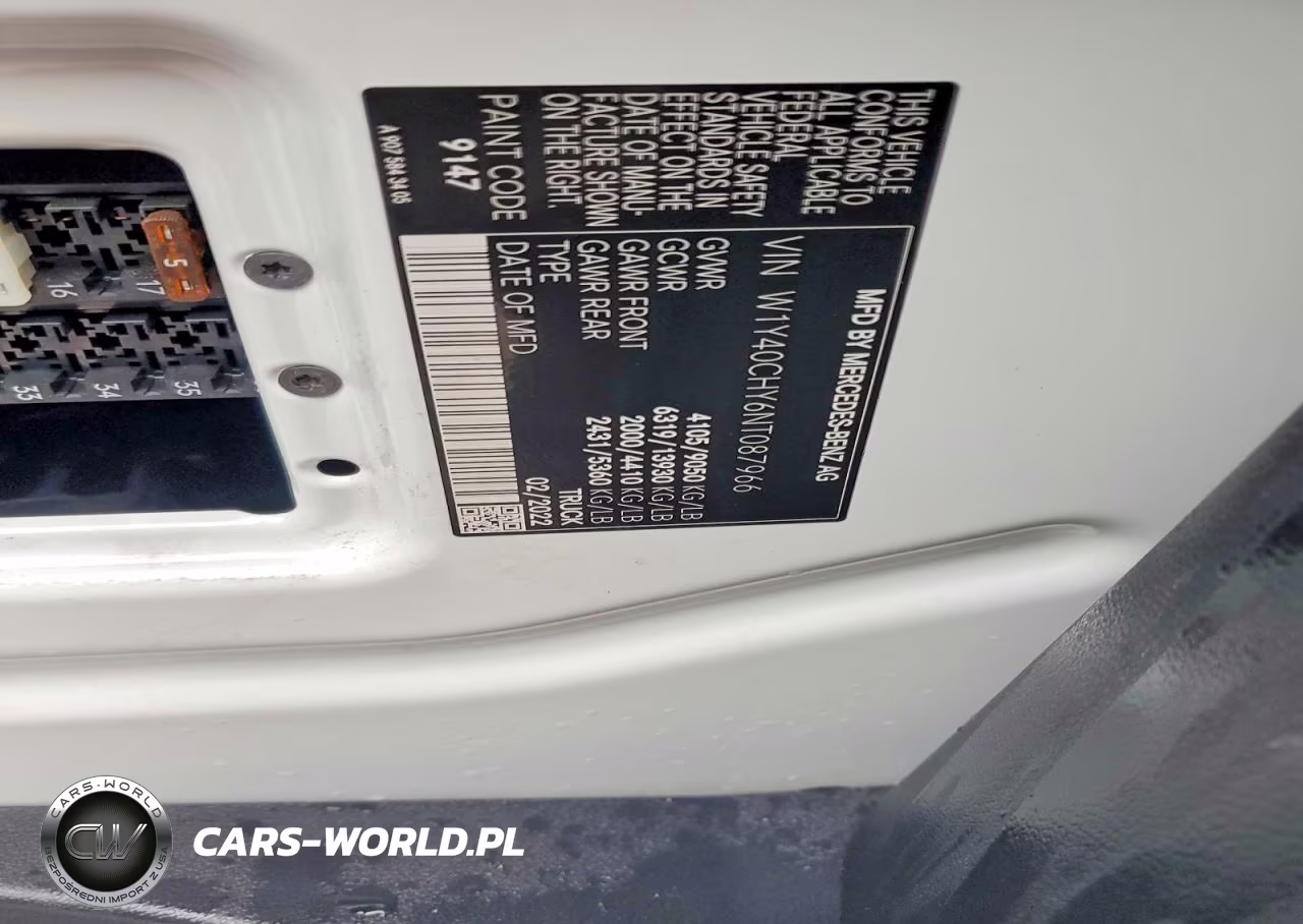 2022 Mercedes Benz Sprinter 2500 Delivery Van VIN:W1Y40CHY6NT087966 - 13