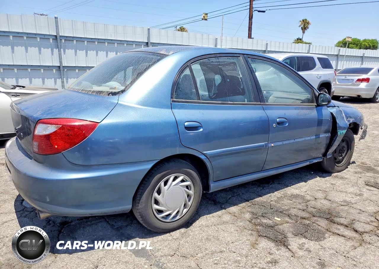 2001 Kia Rio Base VIN:KNADC123916050476 - 3