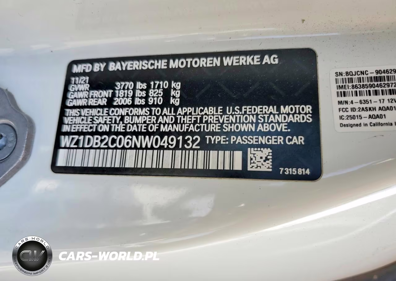 2022 Toyota Gr Supra 2.0 VIN:WZ1DB2C06NW049132 - 13