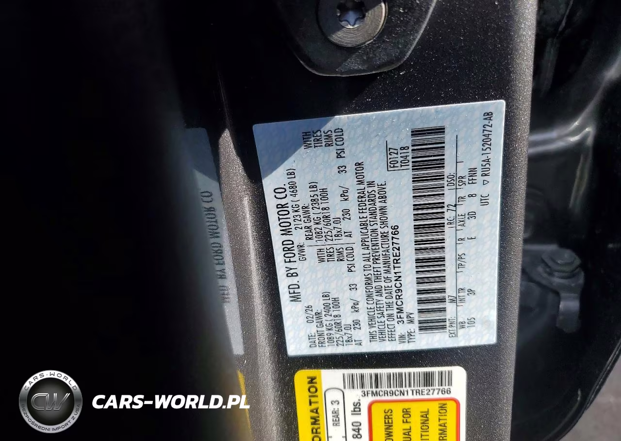 2026 Ford Bronco Sport Outer Banks VIN:3FMCR9CN1TRE27766 - 14