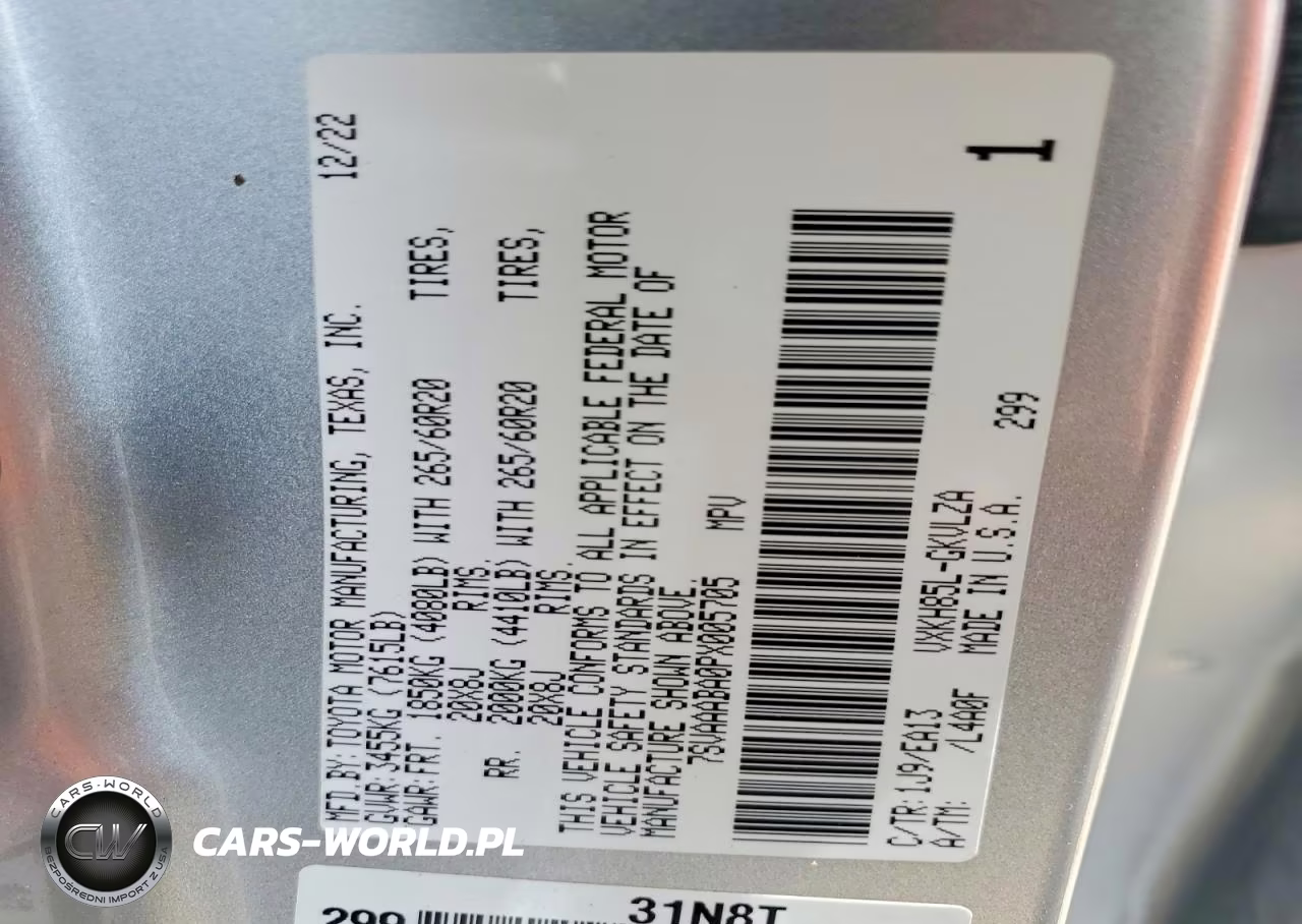 2023 Toyota Sequoia Limited VIN:7SVAAABA0PX005705 - 13