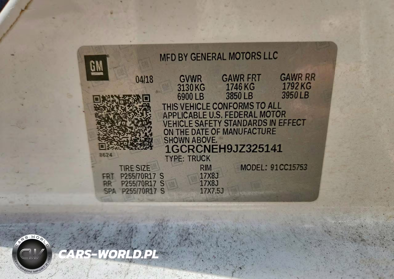 2018 Chevrolet Silverado C1500 VIN:1GCRCNEH9JZ325141 - 12