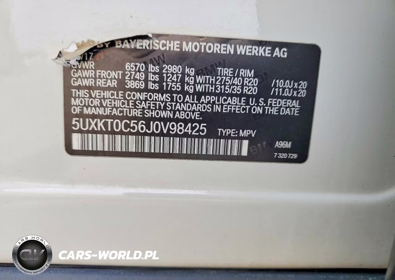 2018 BMW X5 Xdr40E VIN:5UXKT0C56J0V98425 - 12