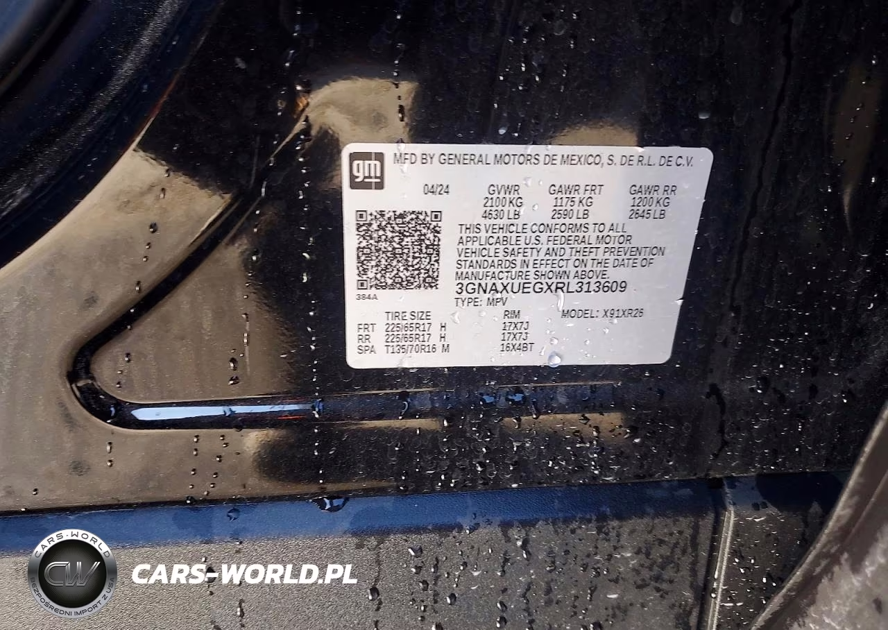 2024 Chevrolet Equinox Lt VIN:3GNAXUEGXRL313609 - 14