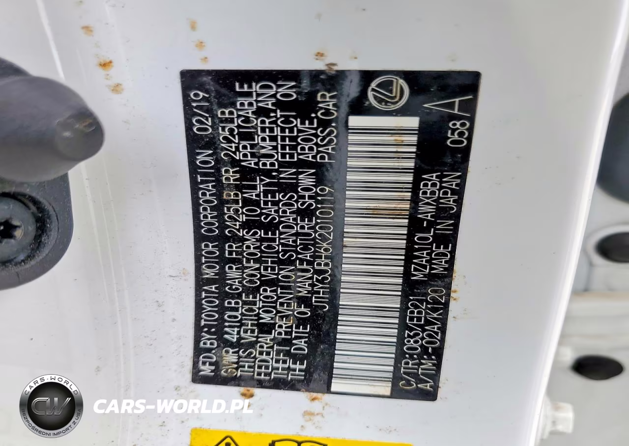 2019 Lexus Ux 200 VIN:JTHY3JBH6K2010119 - 12