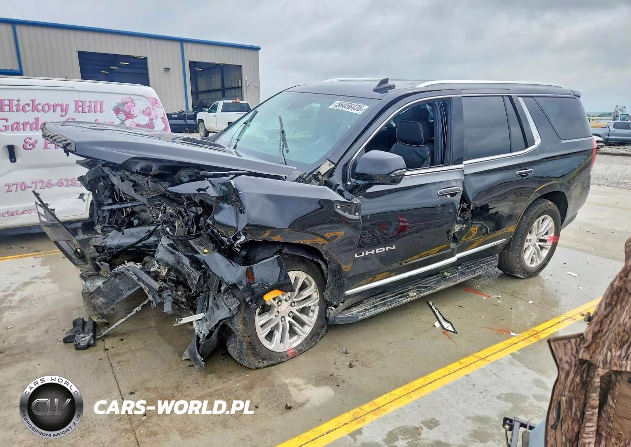 2022 GMC Yukon Slt VIN:1GKS2BKD4NR254736 - 1