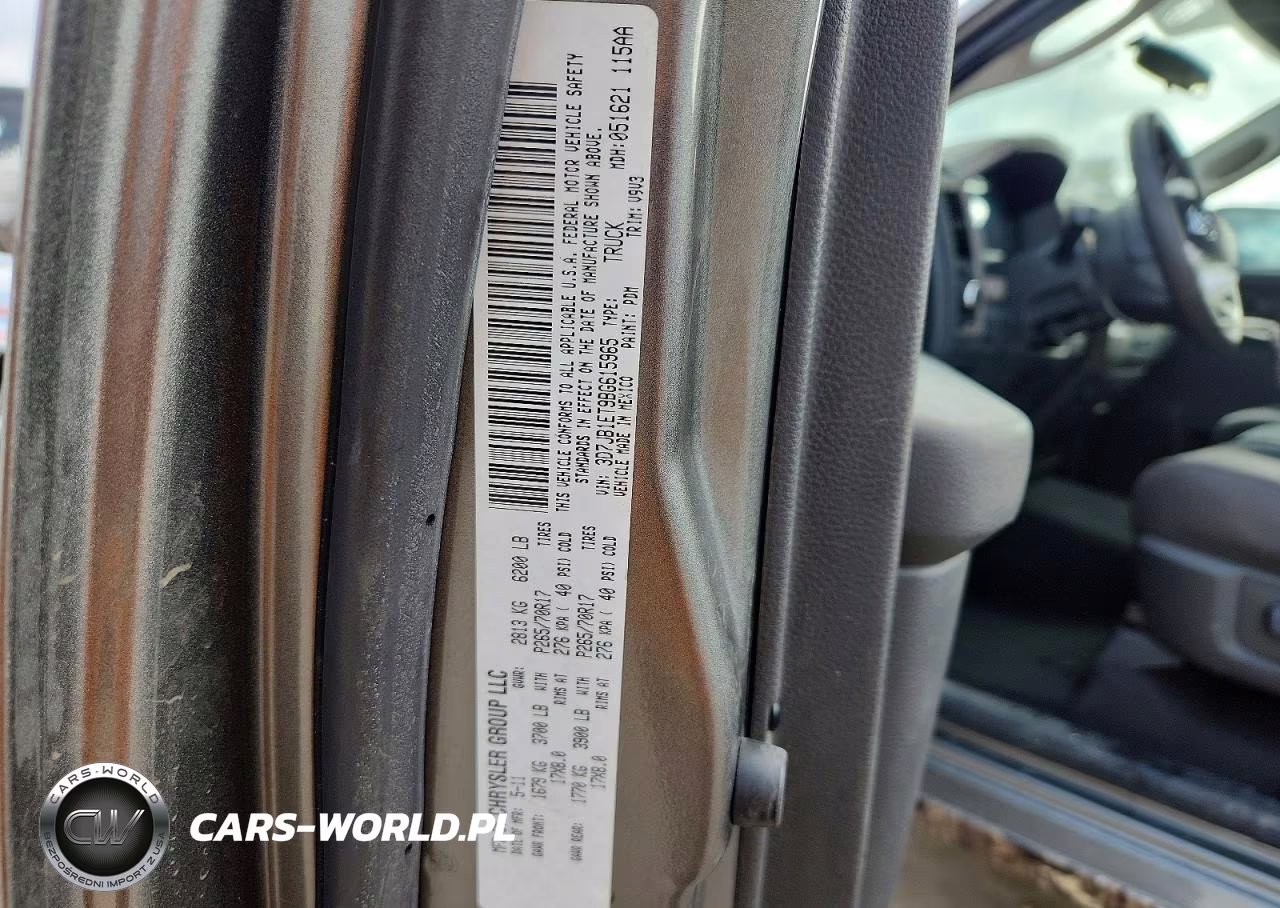 2011 Dodge Ram 1500 VIN:3D7JB1ET9BG615965 - 13