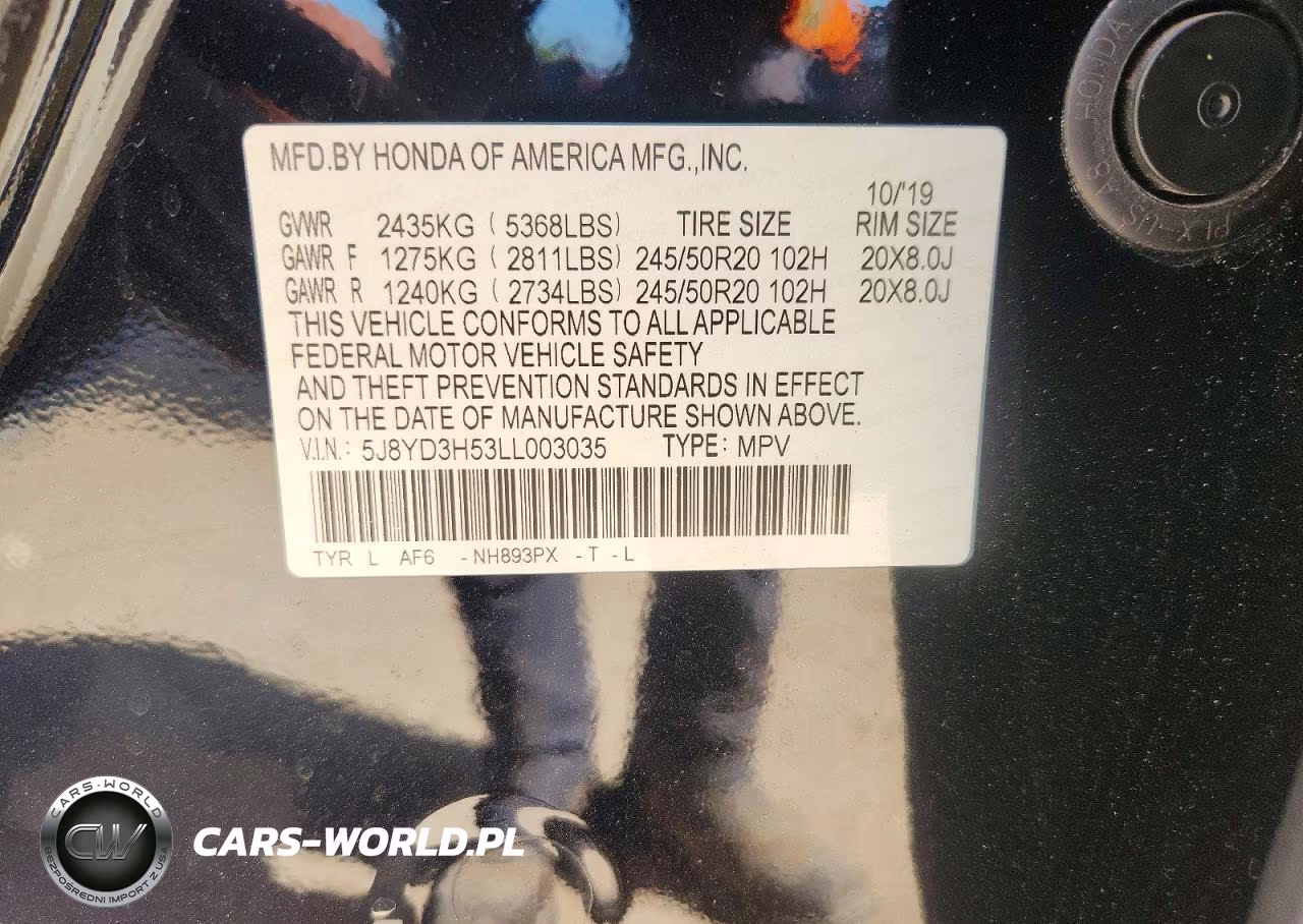 2020 Acura Mdx Technology VIN:5J8YD3H53LL003035 - 13
