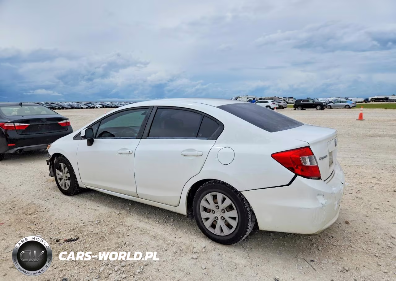 2012 Honda Civic Lx VIN:2HGFB2F59CH328988 - 2