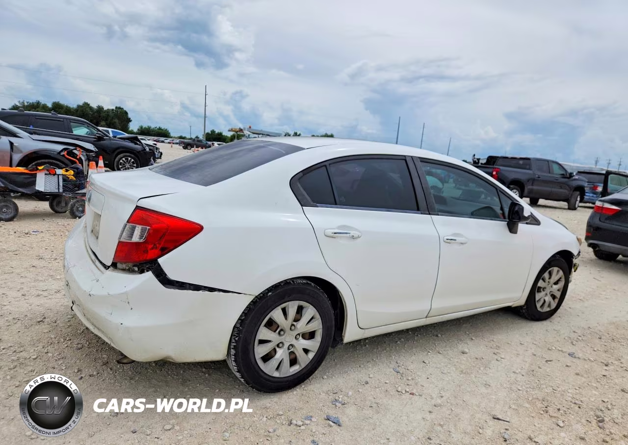 2012 Honda Civic Lx VIN:2HGFB2F59CH328988 - 3
