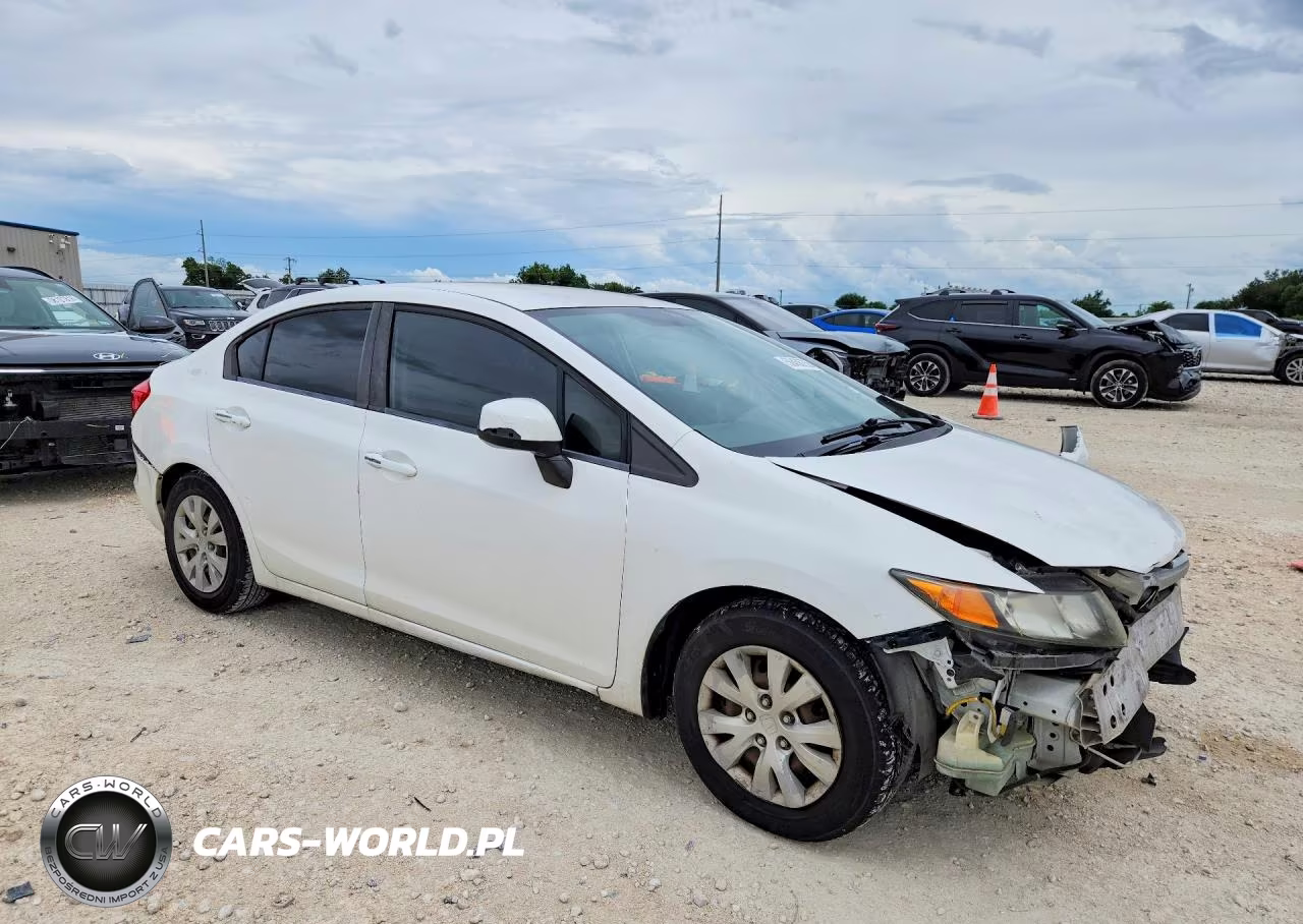 2012 Honda Civic Lx VIN:2HGFB2F59CH328988 - 4