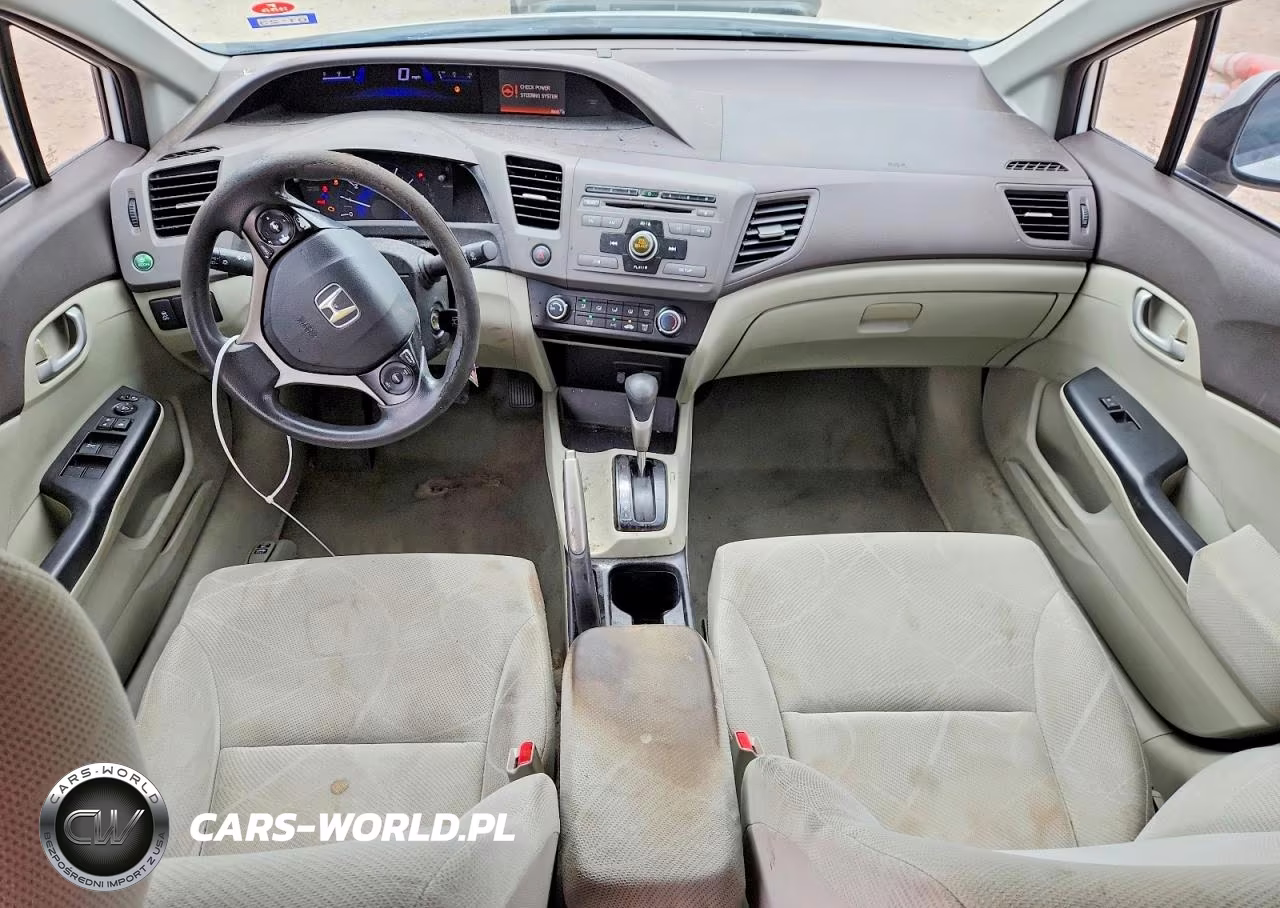 2012 Honda Civic Lx VIN:2HGFB2F59CH328988 - 8