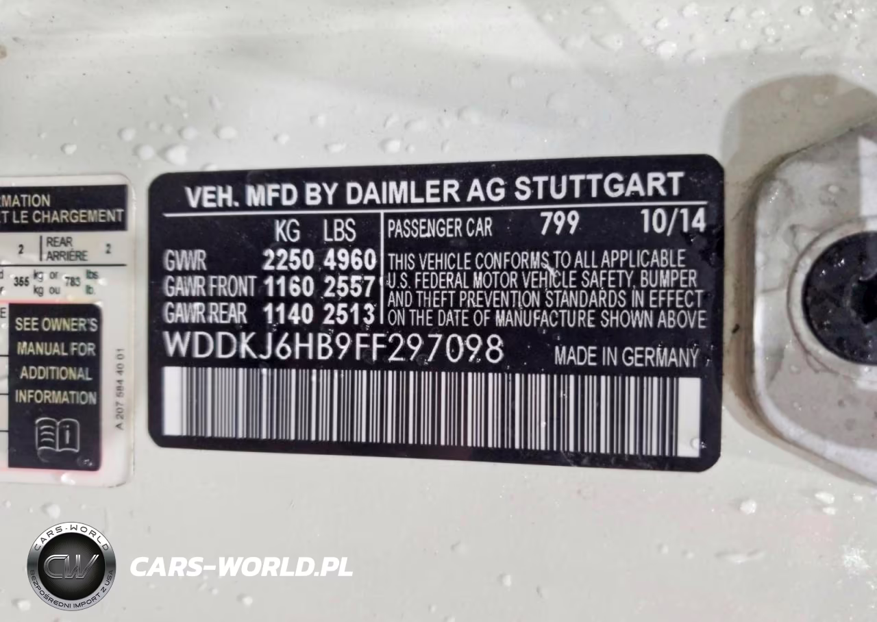 2015 Mercedes-Benz E 400 4Matic VIN:WDDKJ6HB9FF297098 - 12