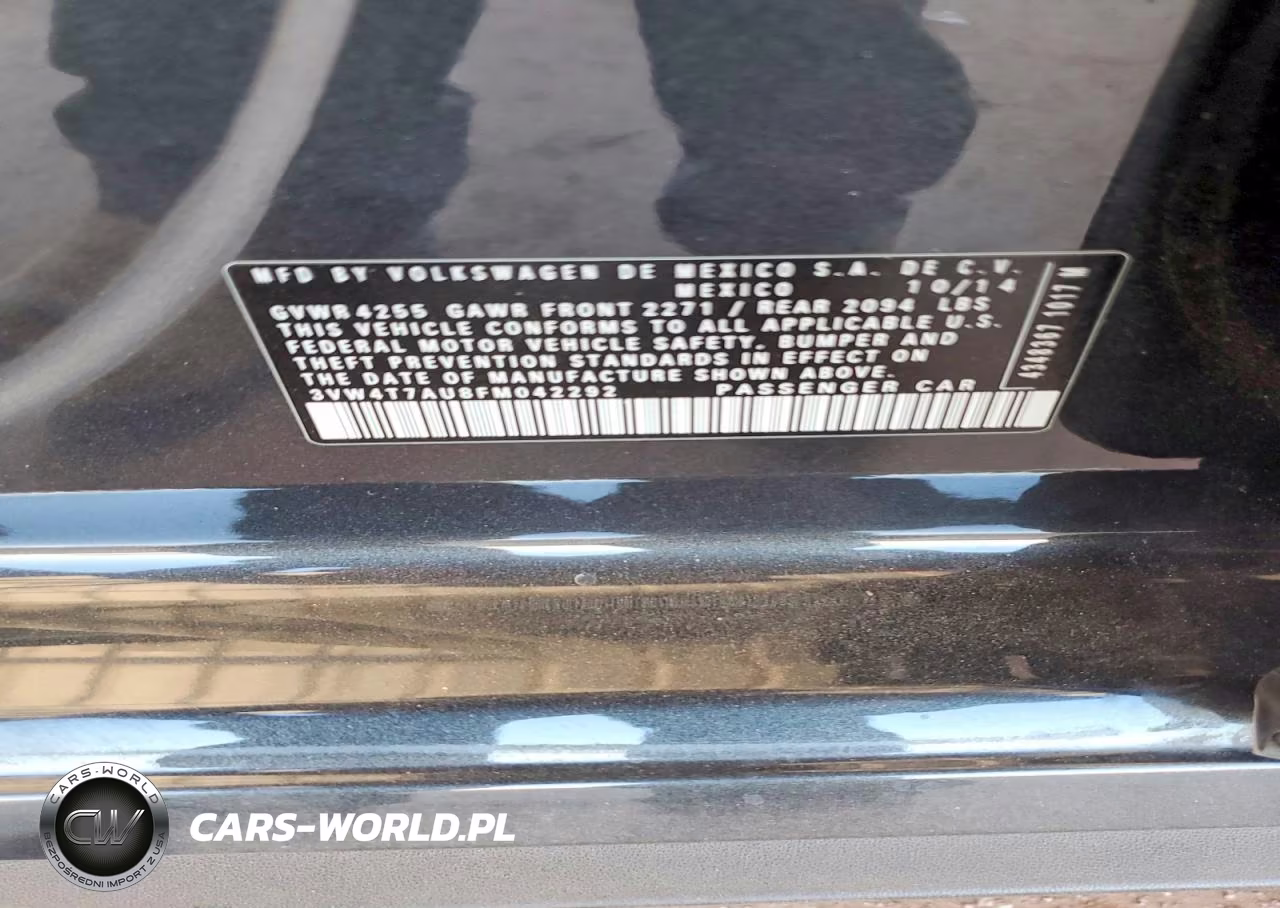 2015 Volkswagen Gti VIN:3VW4T7AU8FM042292 - 13