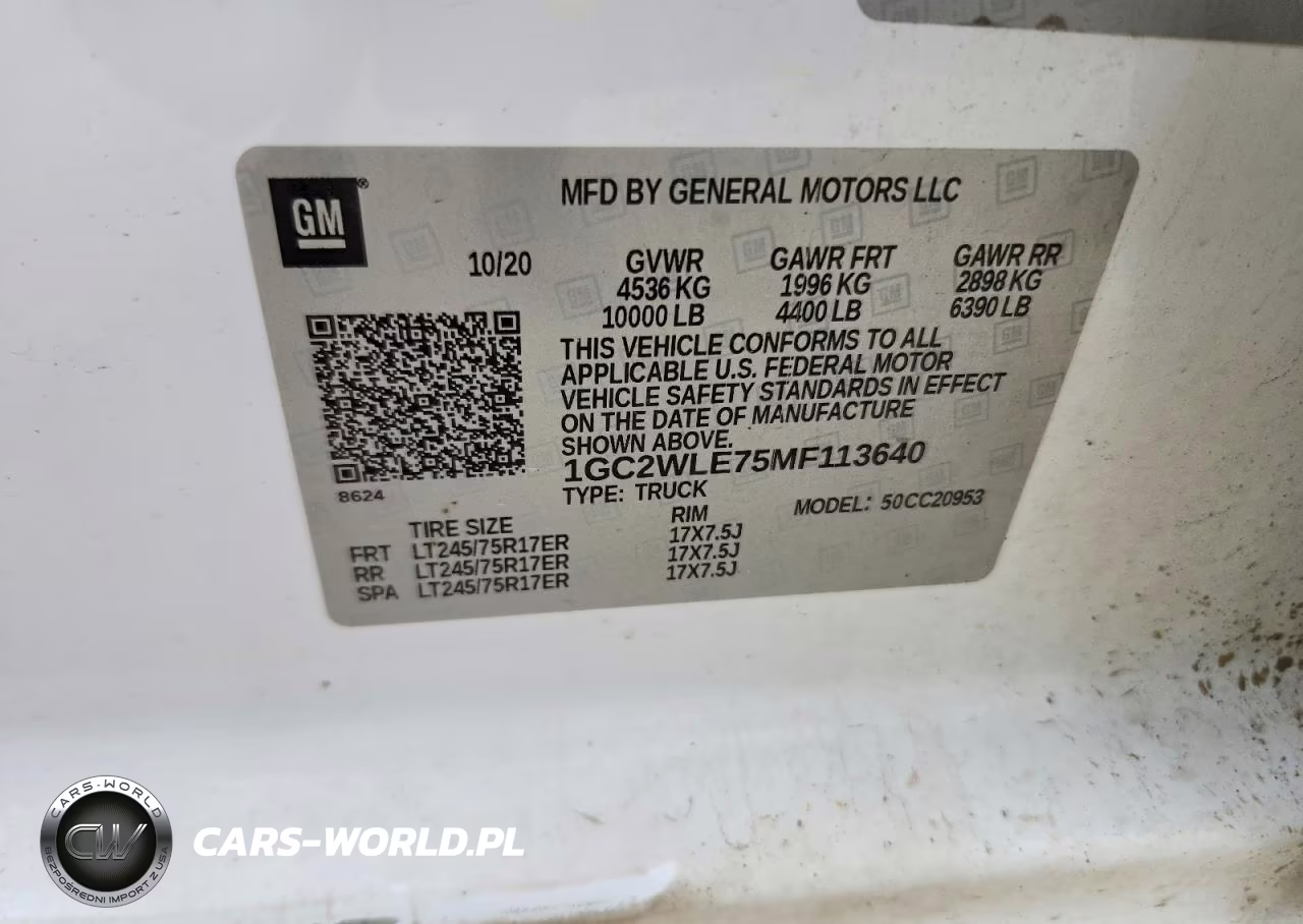 2021 Chevrolet Silverado C2500 Heavy Duty VIN:1GC2WLE75MF113640 - 12