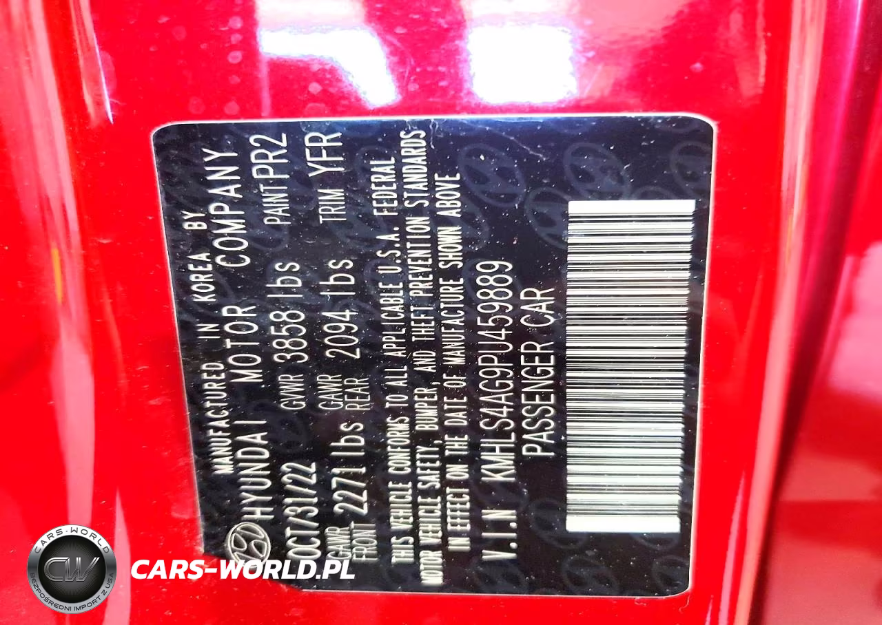 2023 Hyundai Elantra Sel VIN:KMHLS4AG9PU459889 - 12