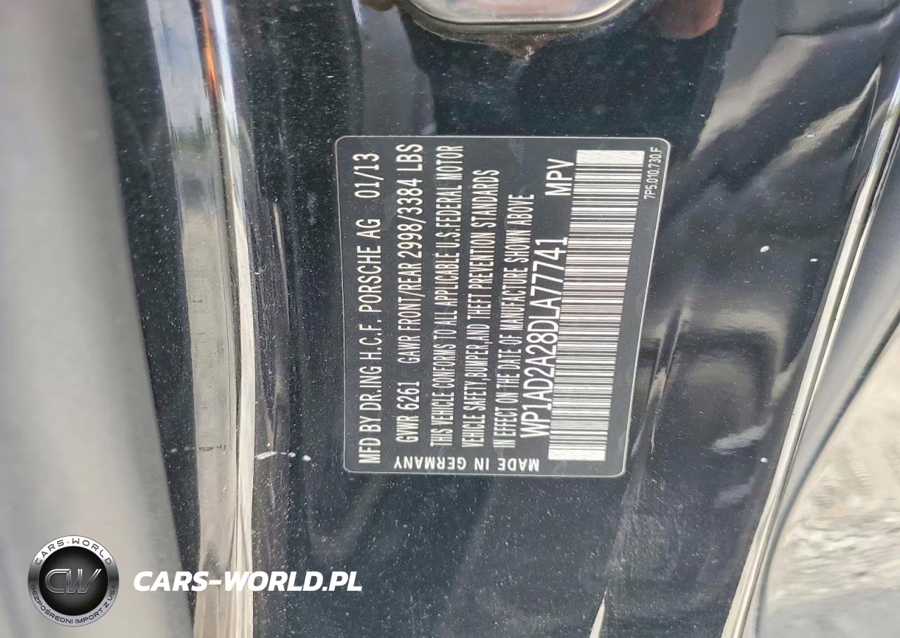 2013 Porsche Cayenne Gts VIN:WP1AD2A28DLA77741 - 13