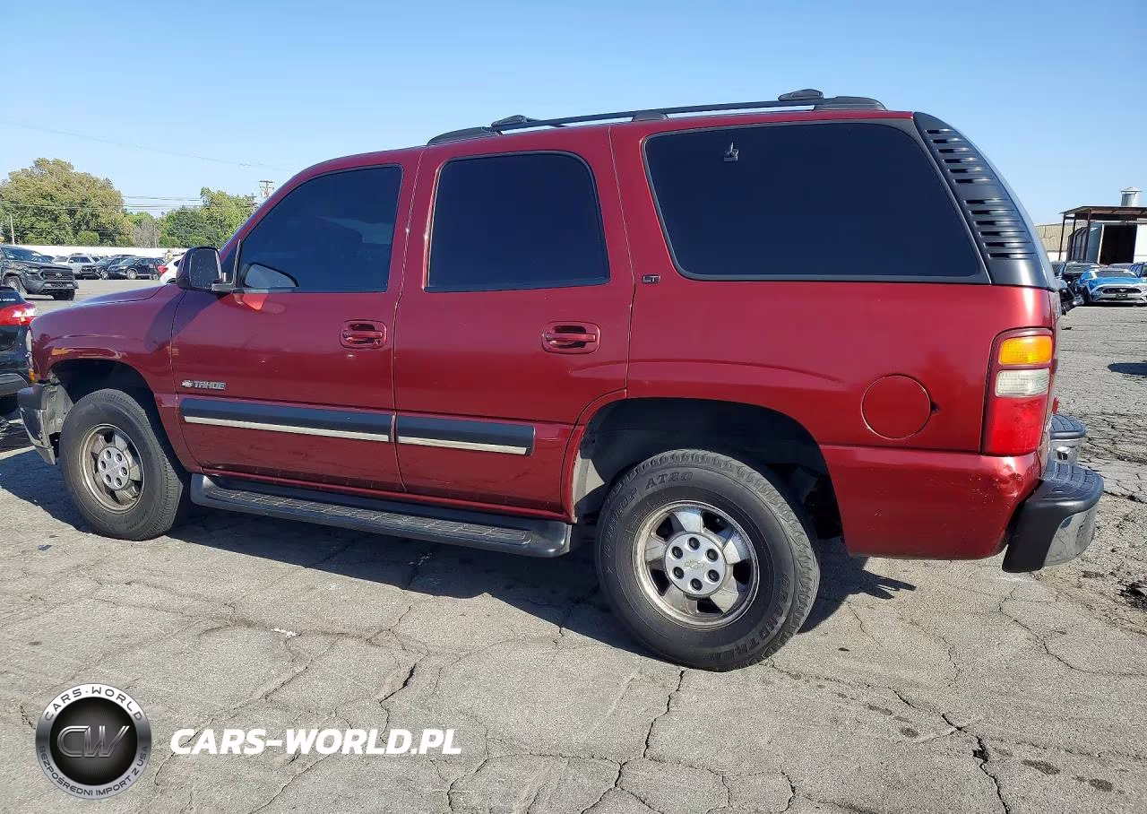 2001 Chevrolet Tahoe C1500 VIN:1GNEC13T31R186470 - 2