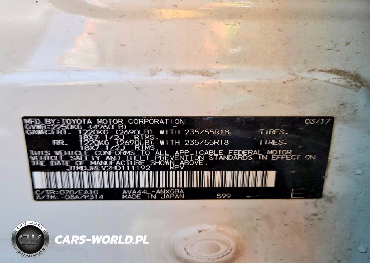 2017 Toyota Rav4 Hv Limited VIN:JTMDJREV2HD111192 - 13