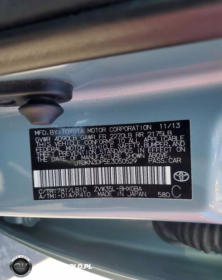 2014 Toyota Prius Plug-In Hybrid Advanced VIN:JTDKN3DP5E3050529 - 12