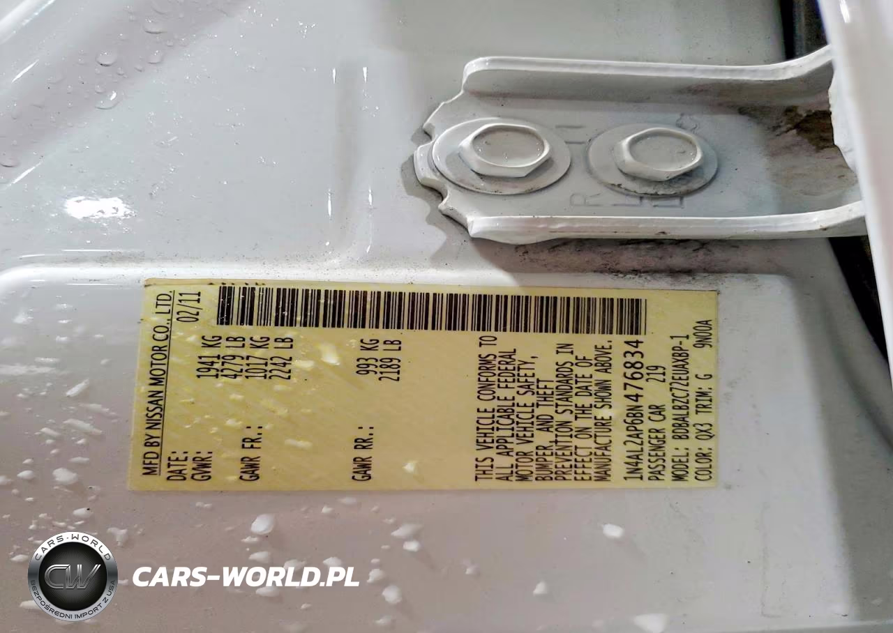 2011 Nissan Altima 2.5 VIN:1N4AL2AP6BN476834 - 12