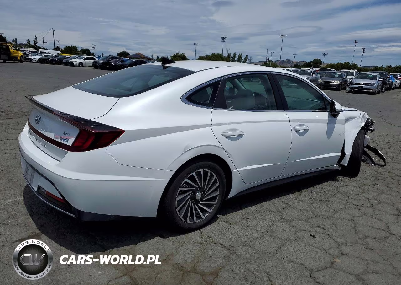2021 Hyundai Sonata Hybrid Sel VIN:KMHL34JJ7MA027761 - 3