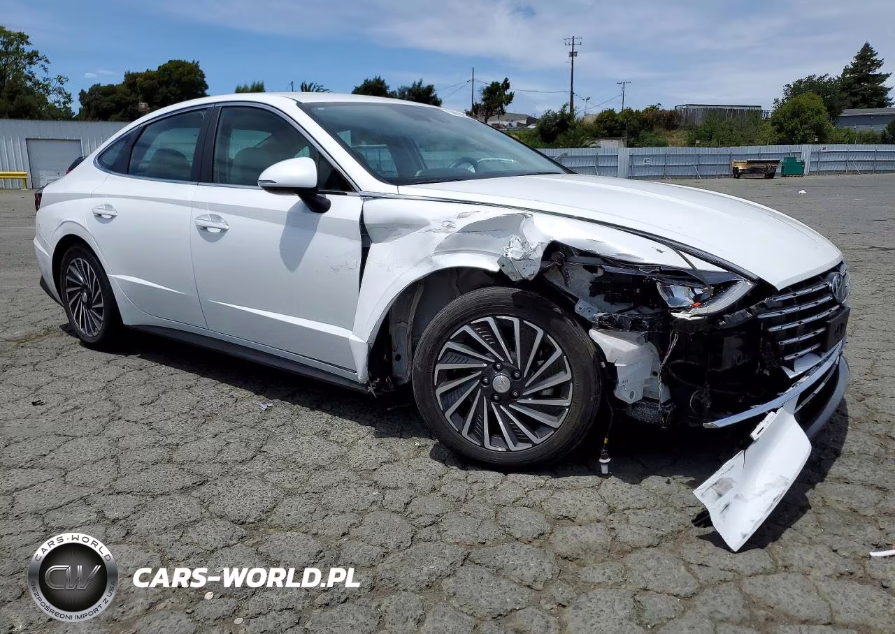 2021 Hyundai Sonata Hybrid Sel VIN:KMHL34JJ7MA027761 - 4
