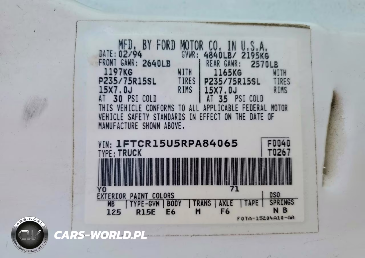 1997 Ford Ranger VIN:1FTCR10A2VPA89859 - 13