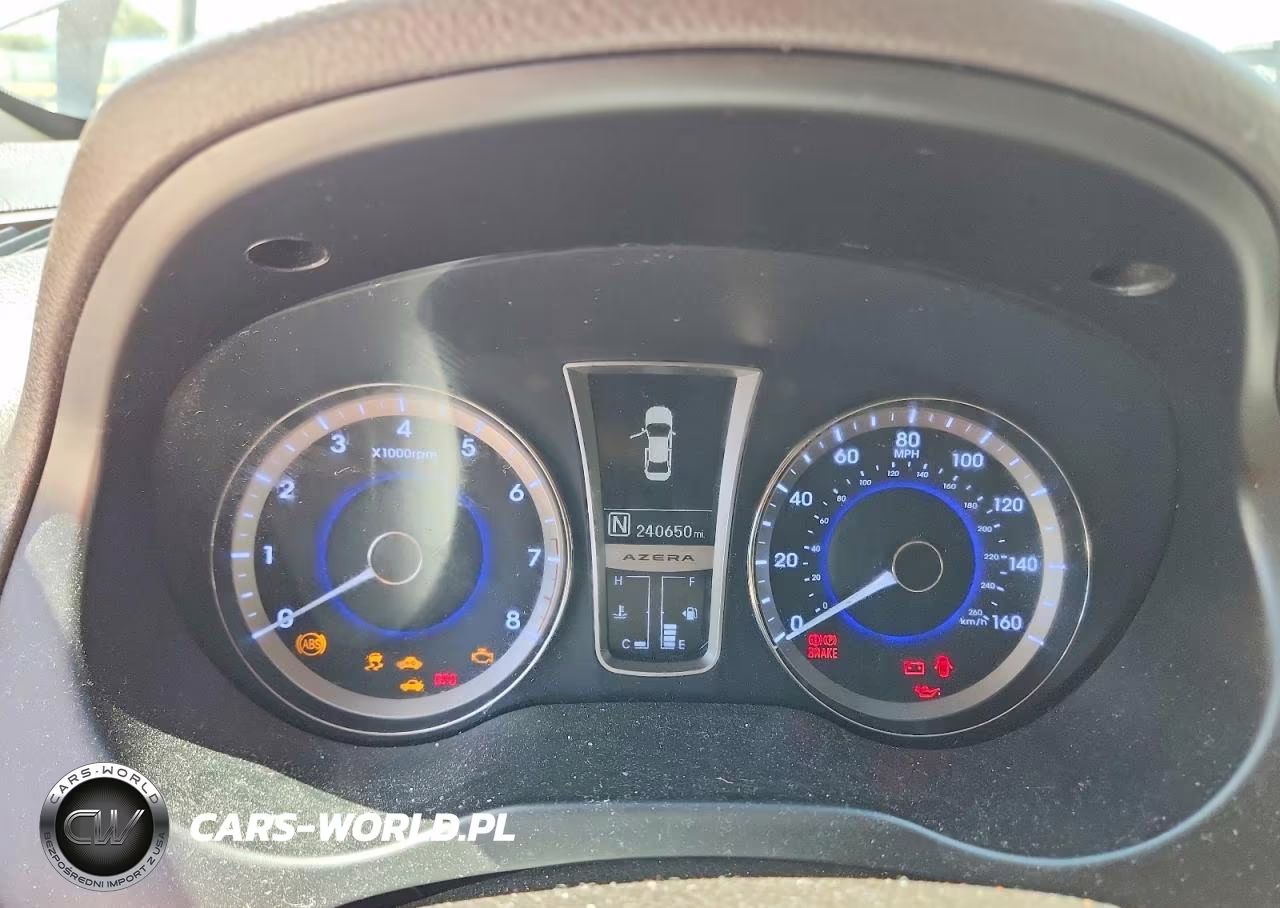 2013 Hyundai Azera Base VIN:KMHFH4JG9DA232999 - 9