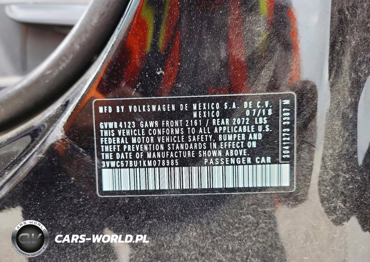 2019 Volkswagen Jetta S VIN:3VWC57BU1KM078985 - 12