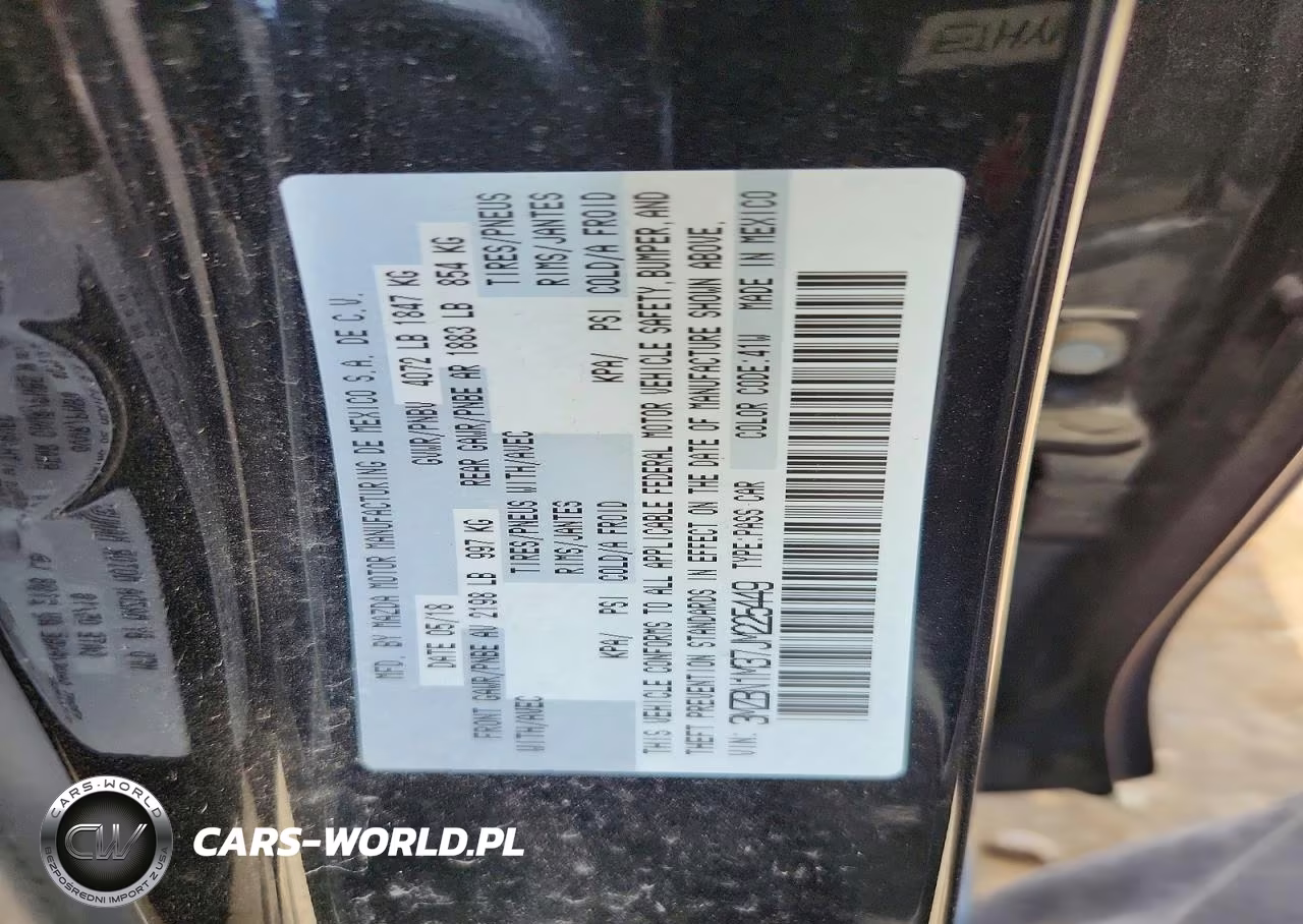 2018 Mazda 3 Grand Touring VIN:3MZBN1M37JM225449 - 12