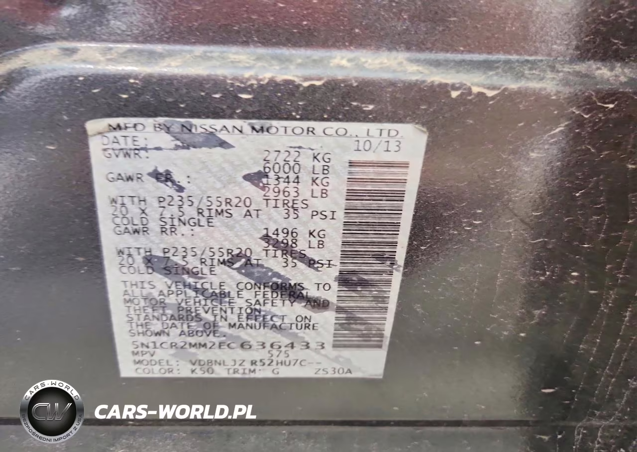 2014 Nissan Pathfinder Hybrid Sv VIN:5N1CR2MM2EC636433 - 13