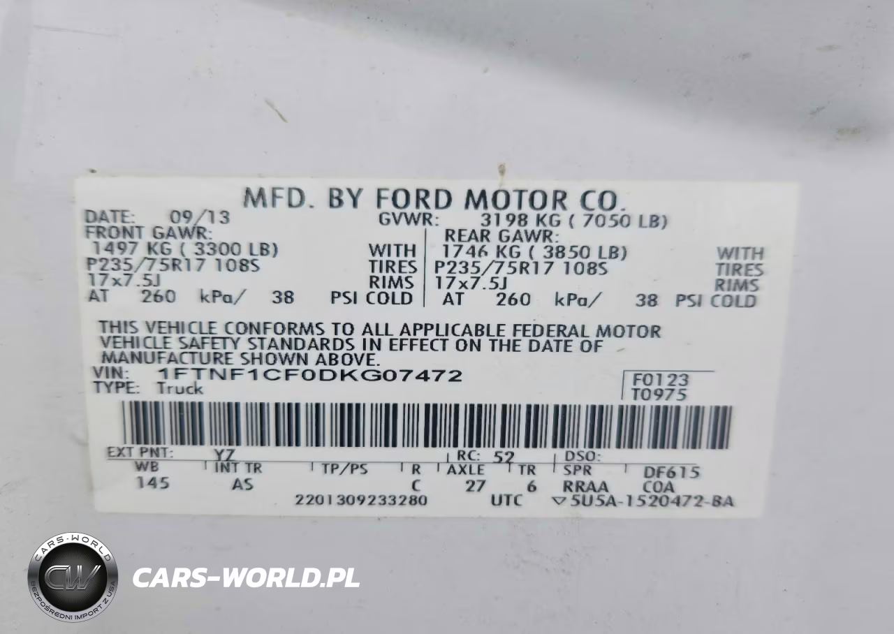 2013 Ford F150 VIN:1FTNF1CF0DKG07472 - 12