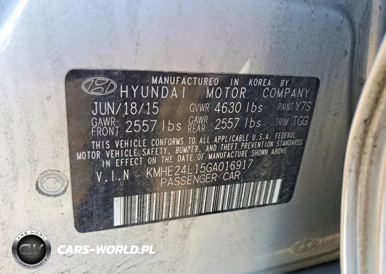 2016 Hyundai Sonata Hybrid Se VIN:KMHE24L15GA016917 - 13