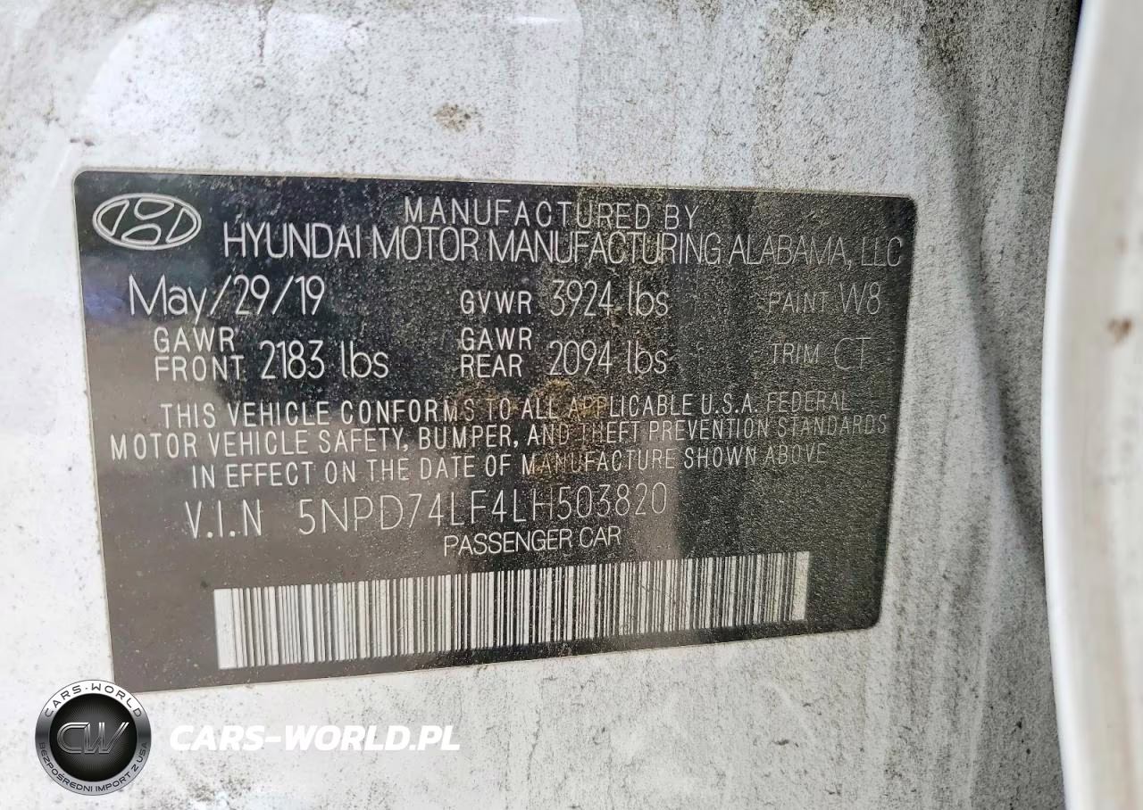 2020 Hyundai Elantra Se VIN:5NPD74LF4LH503820 - 12